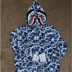 BAPE hoodie Navy/Blue